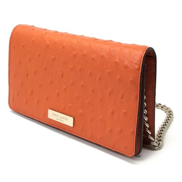 Kate Spade Alexander Ave ostrich crossbody purse - Picture 2 of 8